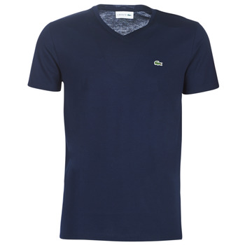 Textiel Heren T-shirts korte mouwen Lacoste TH6710 Marine