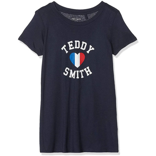 Textiel Meisjes T-shirts & Polo’s Teddy Smith  Blauw