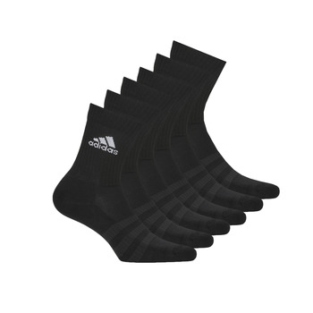 Ondergoed Sportsokken adidas Performance CUSH CRW PACK X6 Zwart