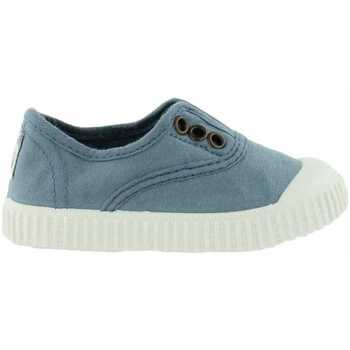 Schoenen Kinderen Sneakers Victoria 1915 inglesa elÁstico lona tintaa drec Blauw