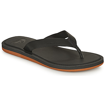 Schoenen Heren Teenslippers Quiksilver MOLOKAI NUBUCK II Zwart