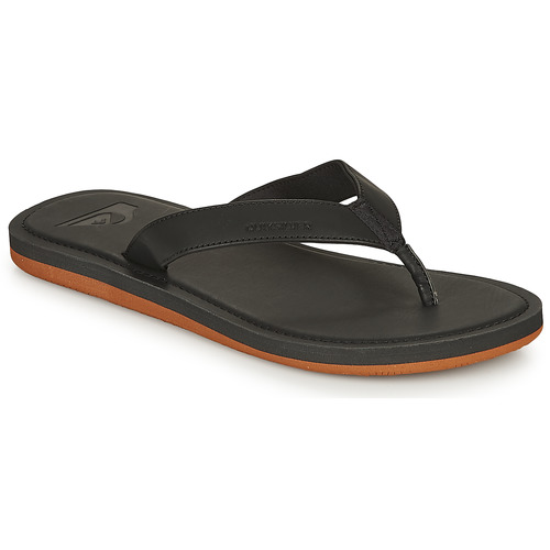 Schoenen Heren Teenslippers Quiksilver MOLOKAI NUBUCK II Zwart