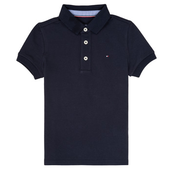 Textiel Jongens Polo's korte mouwen Tommy Hilfiger KB0KB03975 Marine