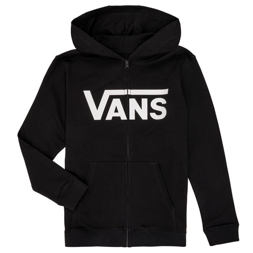 Textiel Kinderen Sweaters / Sweatshirts Vans BY VANS CLASSIC ZIP HOODIE Zwart