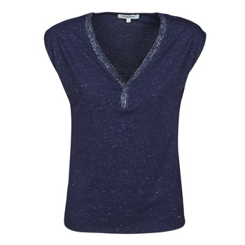 Textiel Dames T-shirts korte mouwen Morgan DMAYA Marine