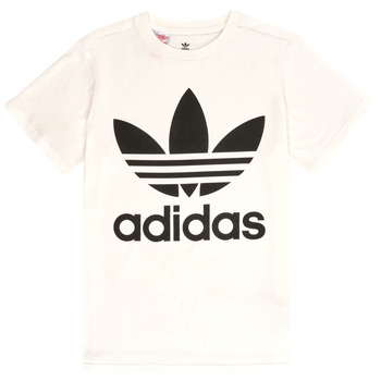 Textiel Kinderen T-shirts korte mouwen adidas Originals SARAH Wit