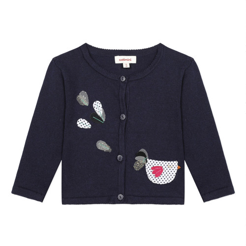 Textiel Meisjes Vesten / Cardigans Catimini LOUNA Blauw