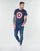 Textiel Heren T-shirts korte mouwen Yurban MARVEL CAPTAIN AMERICA LOGO Marine