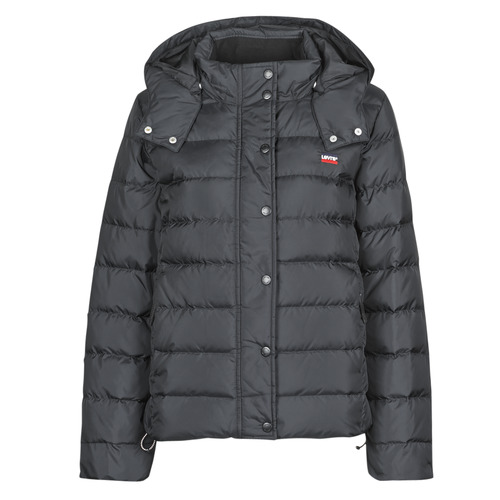 Textiel Dames Dons gevoerde jassen Levi's CORE DOWN PUFFER Caviaar