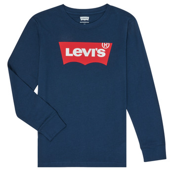 Textiel Jongens T-shirts met lange mouwen Levi's BATWING TEE LS Blauw