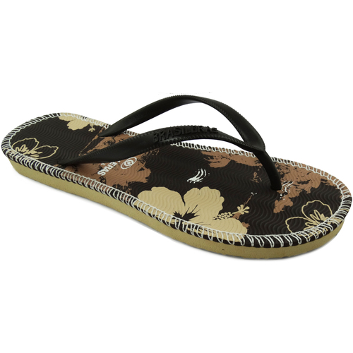 Schoenen Dames Teenslippers Brasileras Flor Bruin