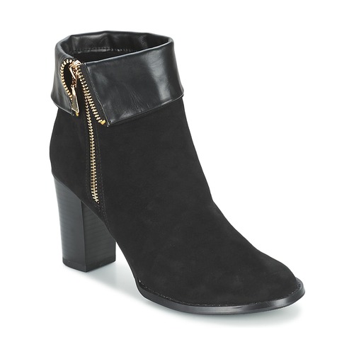 Schoenen Dames Enkellaarzen Moony Mood FRISETTE Zwart