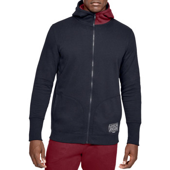 Textiel Heren Trainings jassen Under Armour Baseline Fleece FZ Hoodie Zwart