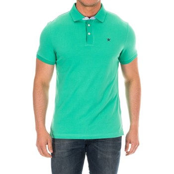 Textiel Heren Polo's korte mouwen Hackett HM561798-641 Groen