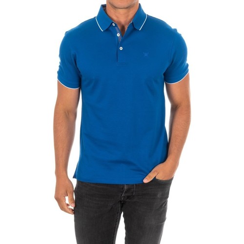 Textiel Heren Polo's korte mouwen Hackett HM561801-501 Blauw