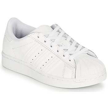 Schoenen Kinderen Lage sneakers adidas Originals SUPERSTAR C Wit