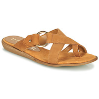 Schoenen Dames Teenslippers Unisa ADRIEL Camel