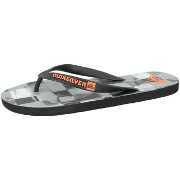 Schoenen Heren Teenslippers Quiksilver JAVA RESIN CHECK Zwart