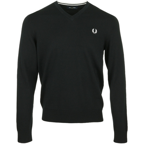 Textiel Heren Truien Fred Perry Classic V Neck Jumper Zwart