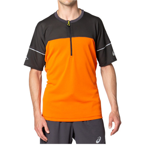 Textiel Heren T-shirts korte mouwen Asics Fujitrail Top Tee Oranje