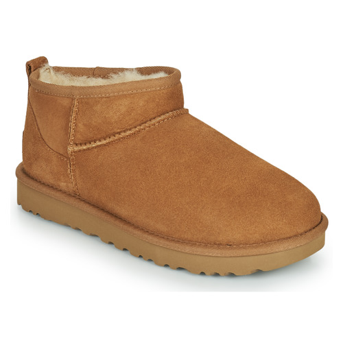 Schoenen Dames Laarzen UGG CLASSIC ULTRA MINI Camel