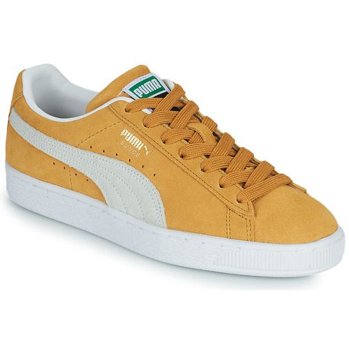 Schoenen Heren Lage sneakers Puma SUEDE Geel / Wit