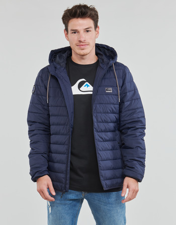 Textiel Heren Dons gevoerde jassen Quiksilver SCALY HOOD Blauw / Marine