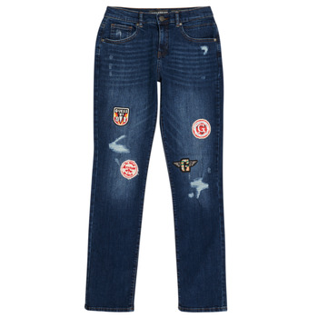 Textiel Jongens Skinny jeans Guess CLASMI Blauw