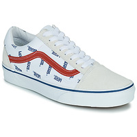 Schoenen Lage sneakers Vans OLD SKOOL Wit / Blauw