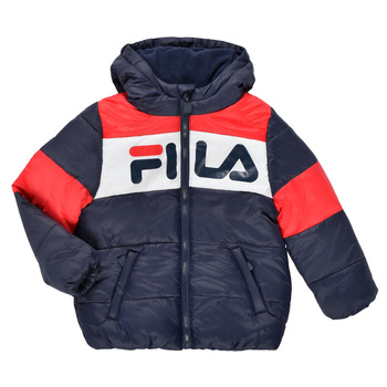 Textiel Kinderen Dons gevoerde jassen Fila DERIENA Rood / Marine