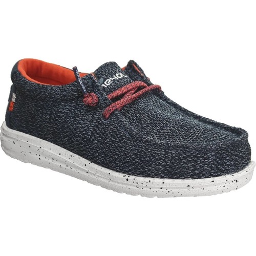 Schoenen Jongens Lage sneakers Dude Wally kids sox Blauw