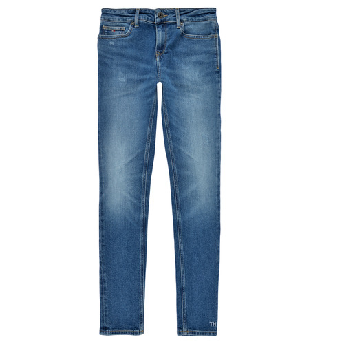 Textiel Meisjes Skinny Jeans Tommy Hilfiger JEANNOT Blauw