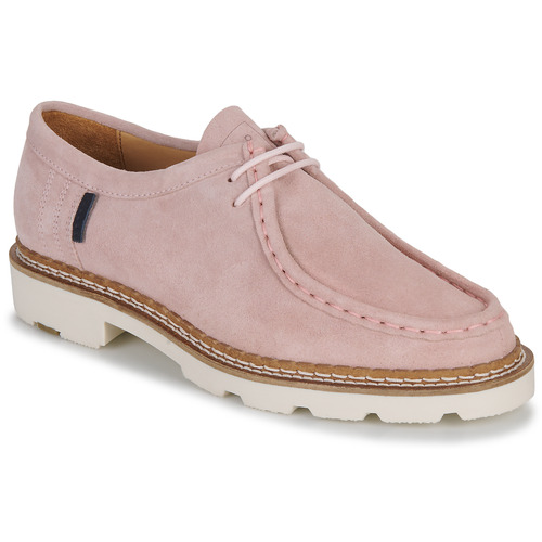 Schoenen Dames Derby Pellet MACHA Fluweel / Roze