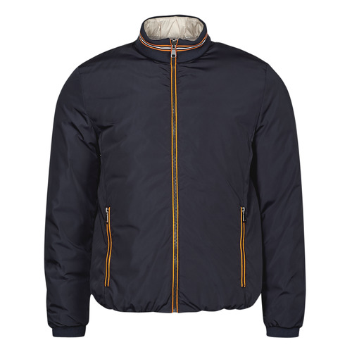 Textiel Heren Wind jackets Geox GENOVA Marine / Grijs