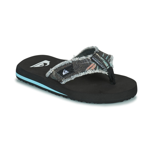 Schoenen Jongens Teenslippers Quiksilver MONKEY ABYSS YOUTH Zwart / Grijs