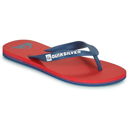 Schoenen Jongens Teenslippers Quiksilver MOLOKAI YOUTH Rood / Blauw