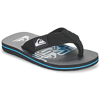 Schoenen Jongens Teenslippers Quiksilver MOLOKAI LAYBACK YOUTH Zwart