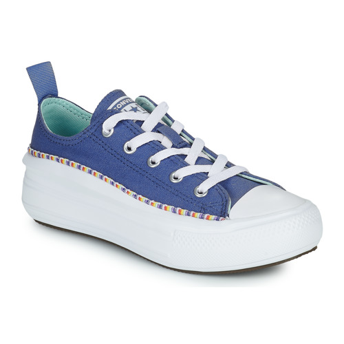 Schoenen Meisjes Lage sneakers Converse Chuck Taylor All Star Move Seasonal Ox Blauw