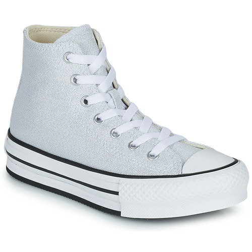 Schoenen Meisjes Hoge sneakers Converse Chuck Taylor All Star EVA Lift Undersea Glitter Hi Grijs