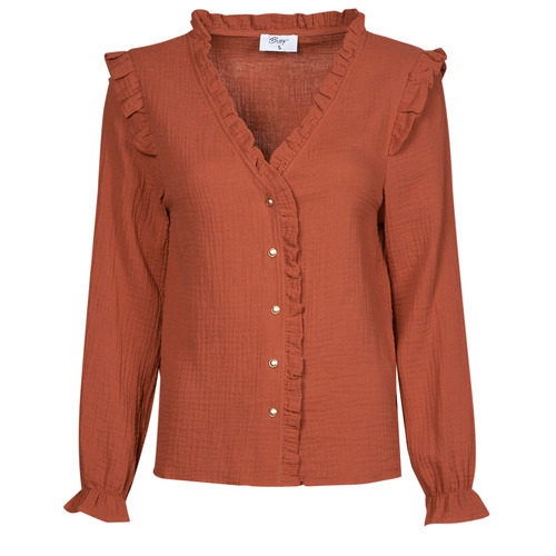 Textiel Dames Tops / Blousjes Betty London JELLY Terracotta