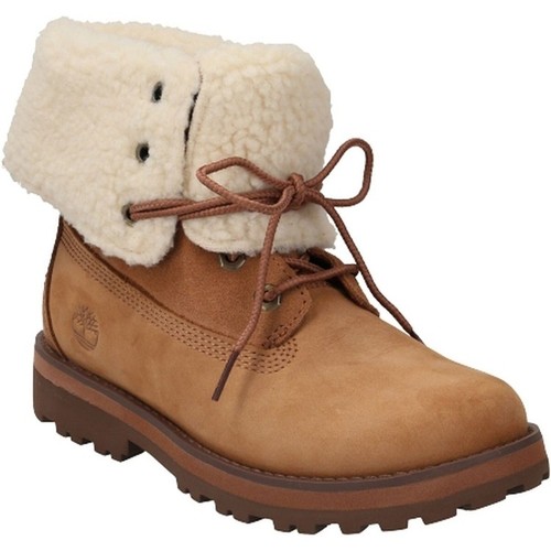 Schoenen Meisjes Enkellaarzen Timberland COURMA KID WL ROLLTOP Bruin