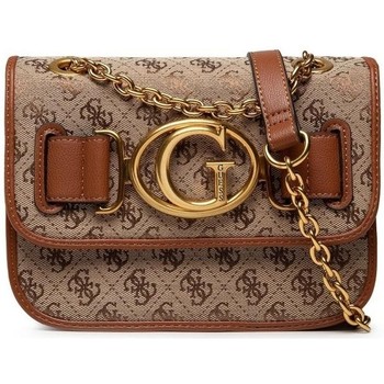 Tassen Dames Schoudertassen met riem Guess AILEEN CROSSBODY FLAP Beige