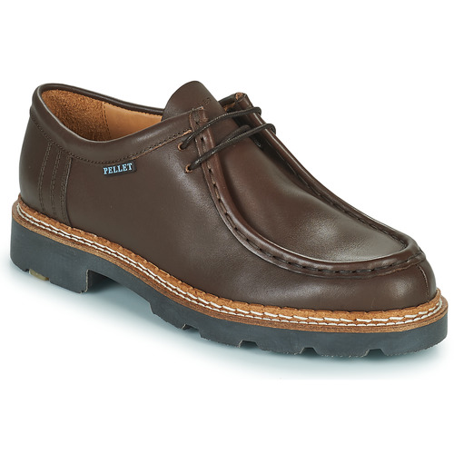 Schoenen Dames Derby Pellet MACHA Kalf / Bruin