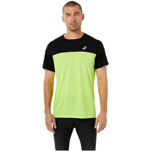 Textiel Heren T-shirts korte mouwen Asics Race SS Top Tee Groen