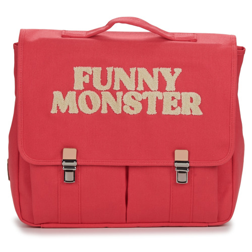 Tassen Meisjes Schooltassen Jojo Factory CARTABLE UNIE PINK FUNNY MONSTER Roze