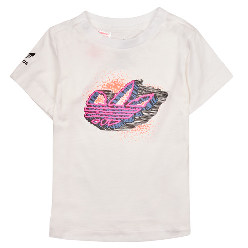 Textiel Kinderen T-shirts korte mouwen adidas Originals HL2198 Wit