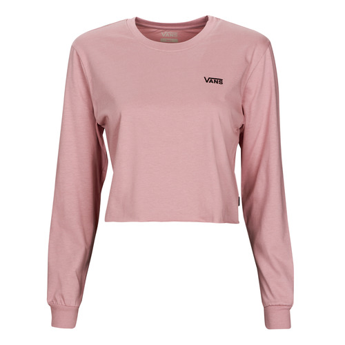 Textiel Dames T-shirts met lange mouwen Vans JUNIOR V LS CROP Lila