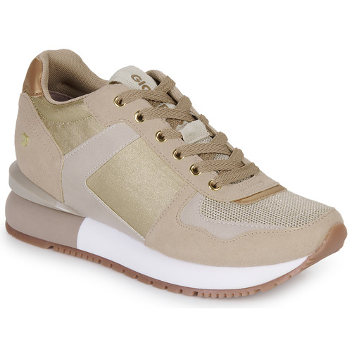 Schoenen Dames Lage sneakers Gioseppo GIRST Beige / Goud