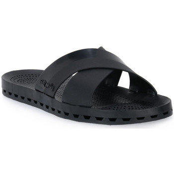 Schoenen Dames Leren slippers Sensi 001 AMALFI CITY NERO Zwart