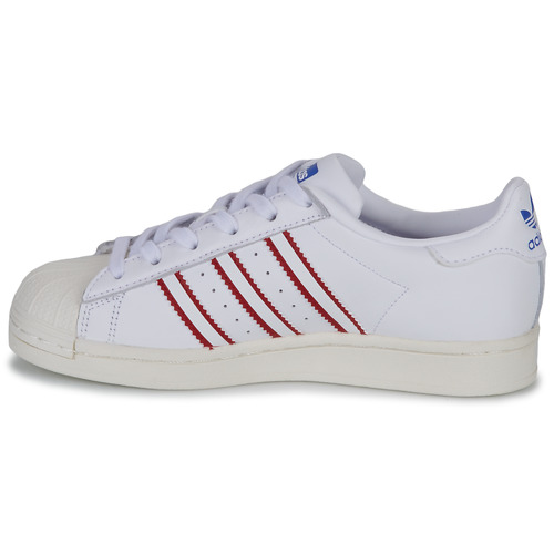 adidas Originals SUPERSTAR J Wit / Rood